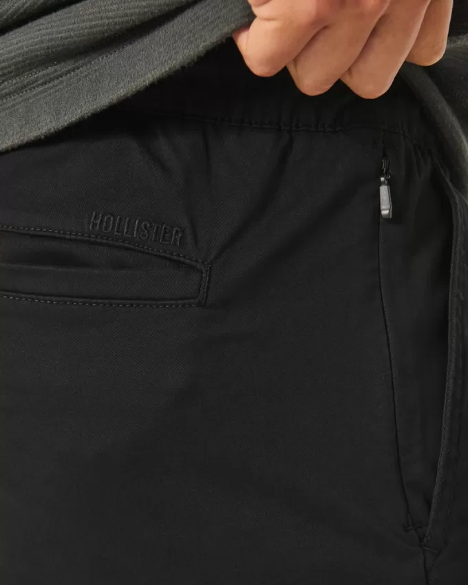 Relaxed Twill Joggers,Relaxed Twill Joggers