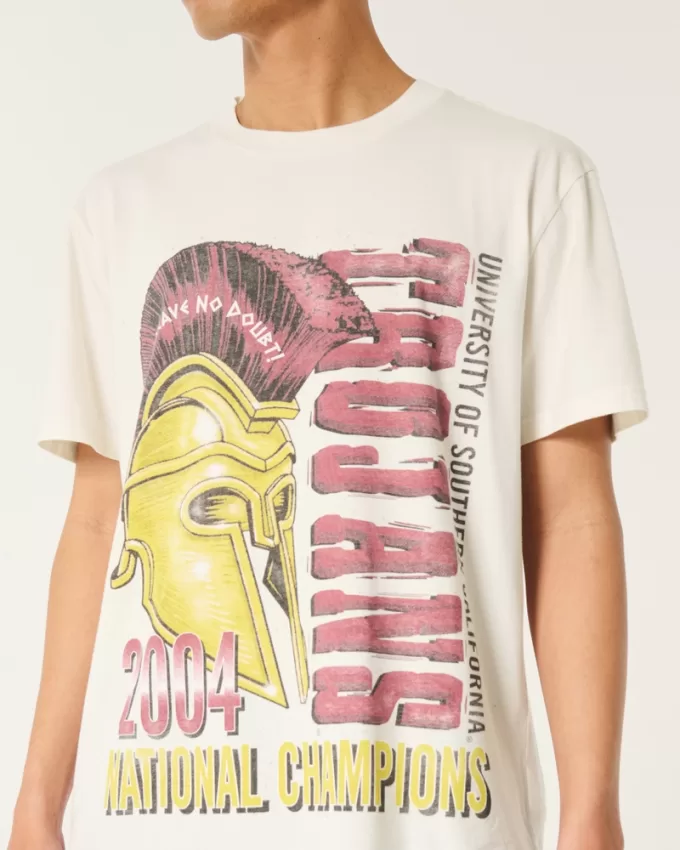 Relaxed USC Trojans Graphic Tee,Relaxed USC Trojans Graphic Tee