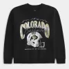 Relaxed University of Colorado Buffaloes Graphic Crew Sweatshirt,Relaxed University of Colorado Buffaloes Graphic Crew Sweatshirt