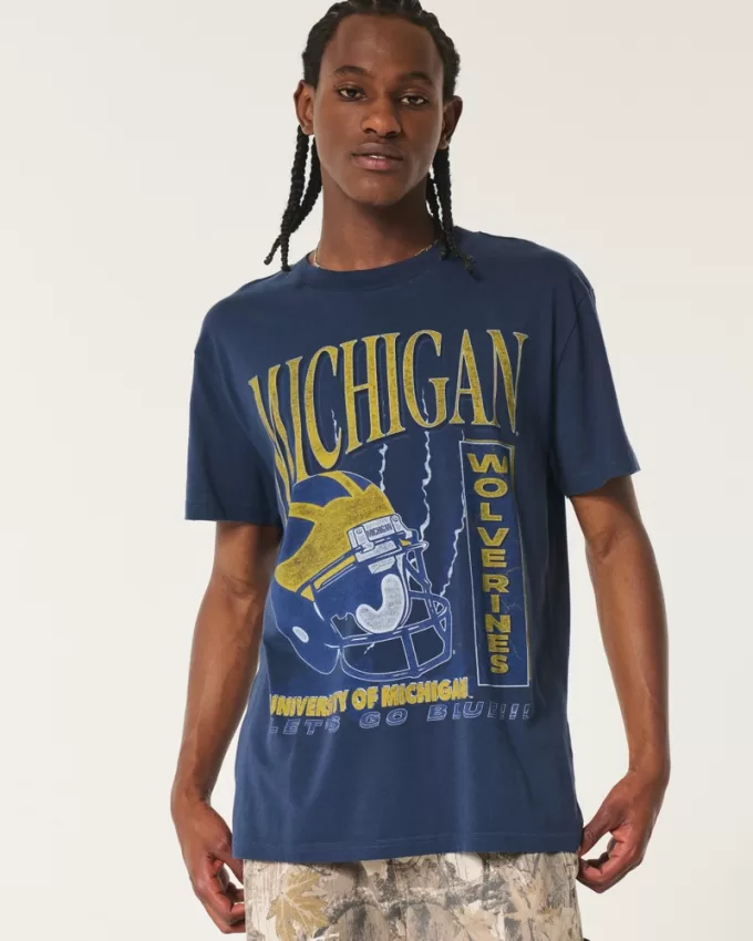 Relaxed University of Michigan Wolverines Graphic Tee,Relaxed University of Michigan Wolverines Graphic Tee Relaxed University of Michigan Wolverines Graphic Tee,Relaxed University of Michigan Wolverines Graphic Tee