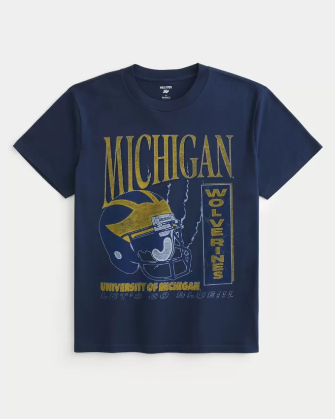 Relaxed University of Michigan Wolverines Graphic Tee,Relaxed University of Michigan Wolverines Graphic Tee Relaxed University of Michigan Wolverines Graphic Tee,Relaxed University of Michigan Wolverines Graphic Tee