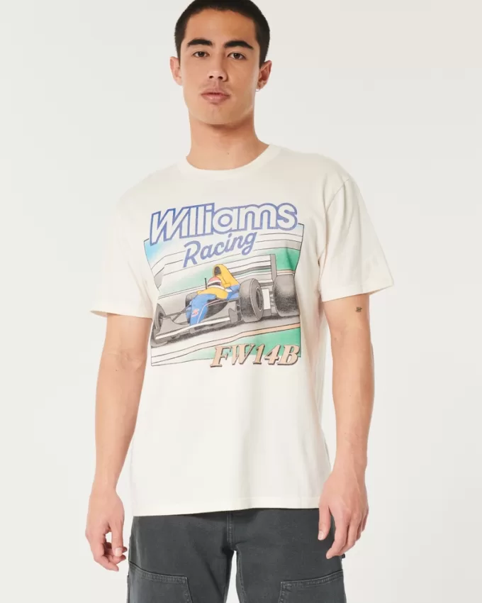 Relaxed Williams Racing Graphic Tee,Relaxed Williams Racing Graphic Tee