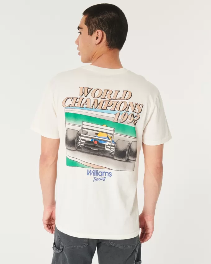 Relaxed Williams Racing Graphic Tee,Relaxed Williams Racing Graphic Tee