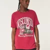Relaxed Wisconsin Badgers Graphic Tee,Relaxed Wisconsin Badgers Graphic Tee