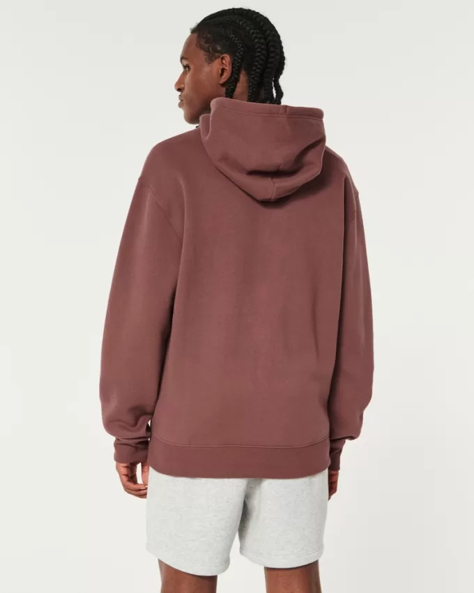 Relaxed Zip-Up Icon Hoodie,Relaxed Zip-Up Icon Hoodie