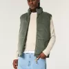 Reversible Corduroy Puffer Vest,Reversible Corduroy Puffer Vest