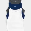 Ribbed High-Neck Tank 3-Pack,Ribbed High-Neck Tank 3-Pack