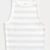 Ribbed High-Neck Tank,Ribbed High-Neck Tank