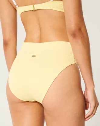 Ribbed High-Waist Bikini Bottom,Ribbed High-Waist Bikini Bottom Ribbed High-Waist Bikini Bottom,Ribbed High-Waist Bikini Bottom