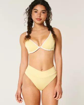 Ribbed High-Waist Bikini Bottom,Ribbed High-Waist Bikini Bottom Ribbed High-Waist Bikini Bottom,Ribbed High-Waist Bikini Bottom