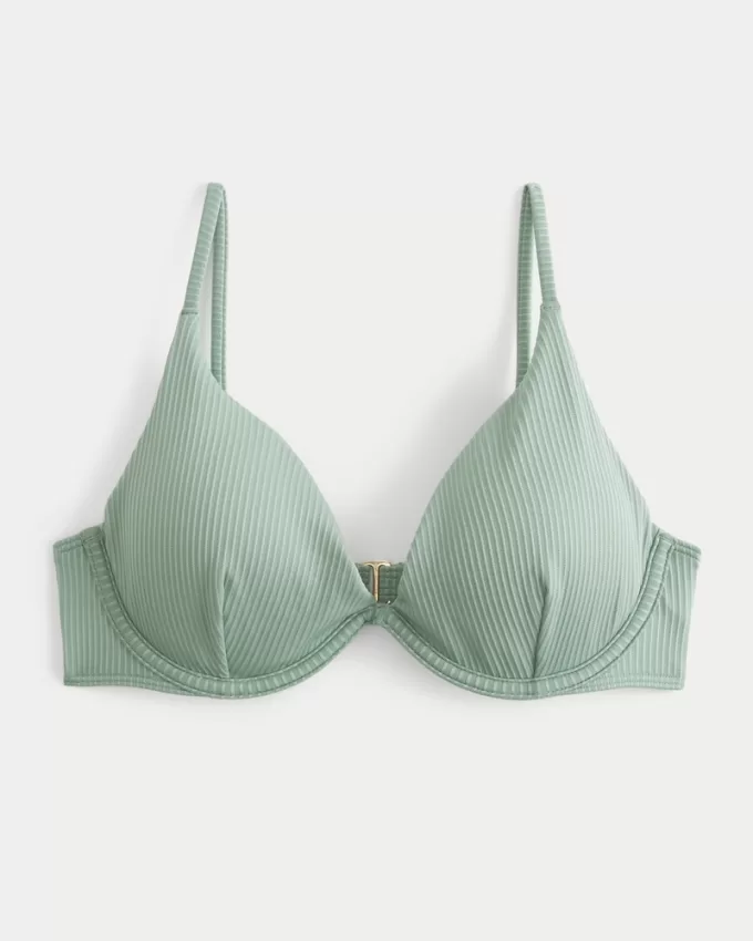Ribbed Plunge Underwire Bikini Top,Ribbed Plunge Underwire Bikini Top Ribbed Plunge Underwire Bikini Top,Ribbed Plunge Underwire Bikini Top