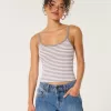 Ribbed Scoop Cami,Ribbed Scoop Cami