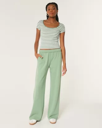 Ribbed Seamless Fabric Scoop Baby Tee,Ribbed Seamless Fabric Scoop Baby Tee