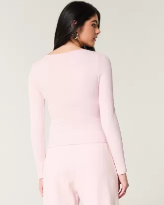 Ribbed Seamless Fabric Square-Neck Top,Ribbed Seamless Fabric Square-Neck Top Ribbed Seamless Fabric Square-Neck Top,Ribbed Seamless Fabric Square-Neck Top