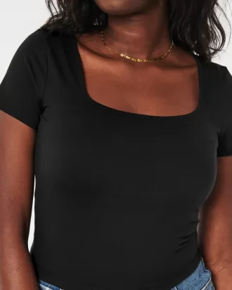 Seamless Fabric Square-Neck Baby Tee,Seamless Fabric Square-Neck Baby Tee Seamless Fabric Square-Neck Baby Tee,Seamless Fabric Square-Neck Baby Tee