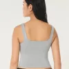 Seamless Fabric Square-Neck Tank,Seamless Fabric Square-Neck Tank
