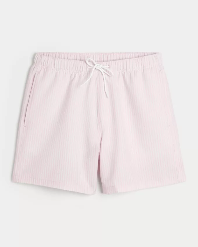 Seersucker Guard Swim Trunks 6″,Seersucker Guard Swim Trunks 6″