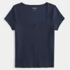 Short-Sleeve Button-Through Pointelle Top,Short-Sleeve Button-Through Pointelle Top Short-Sleeve Button-Through Pointelle Top,Short-Sleeve Button-Through Pointelle Top