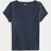 Short-Sleeve Button-Through Pointelle Top,Short-Sleeve Button-Through Pointelle Top Short-Sleeve Button-Through Pointelle Top,Short-Sleeve Button-Through Pointelle Top