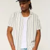 Short-Sleeve Textural Stripe Shirt,Short-Sleeve Textural Stripe Shirt Short-Sleeve Textural Stripe Shirt,Short-Sleeve Textural Stripe Shirt