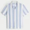 Short-Sleeve Textural Stripe Shirt,Short-Sleeve Textural Stripe Shirt Short-Sleeve Textural Stripe Shirt,Short-Sleeve Textural Stripe Shirt