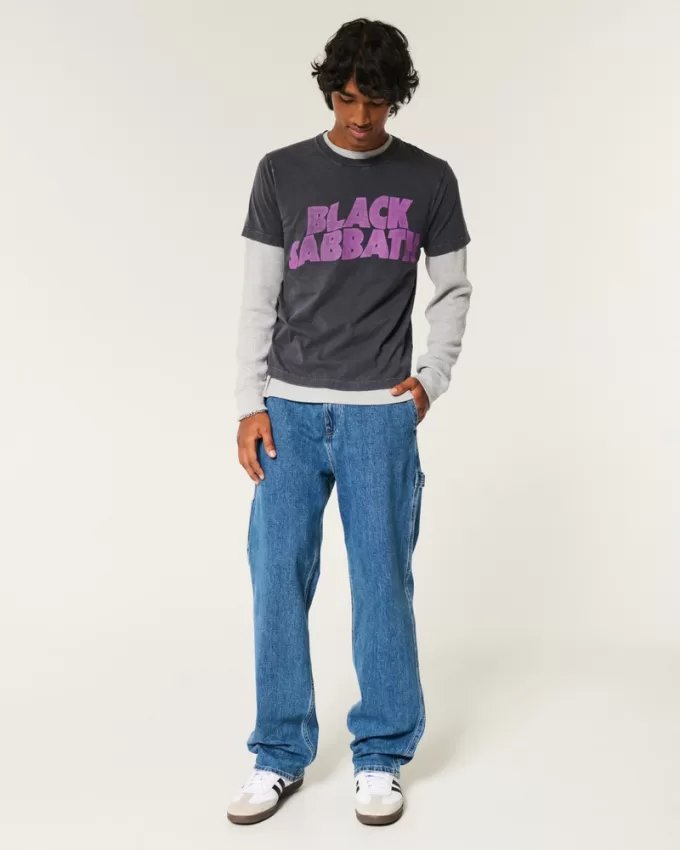 Shrunken Black Sabbath Graphic Tee,Shrunken Black Sabbath Graphic Tee