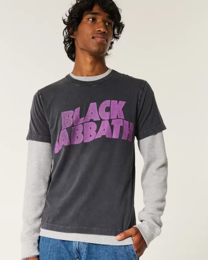 Shrunken Black Sabbath Graphic Tee,Shrunken Black Sabbath Graphic Tee