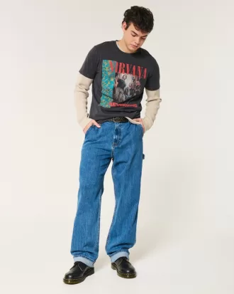 Shrunken Nirvana Nevermind Graphic Tee,Shrunken Nirvana Nevermind Graphic Tee