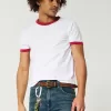 Shrunken Ringer Tee,Shrunken Ringer Tee