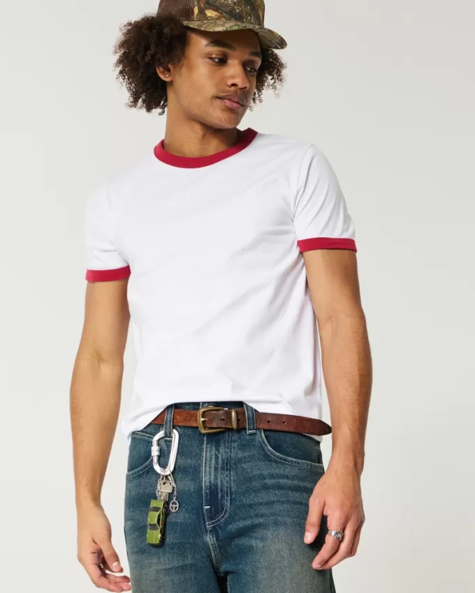 Shrunken Ringer Tee,Shrunken Ringer Tee
