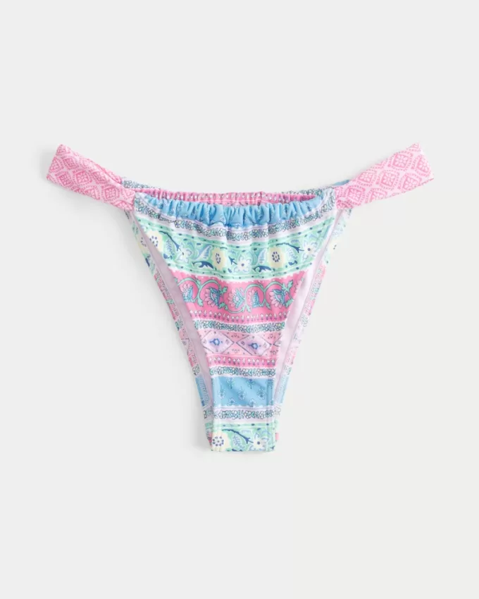 Side Strap High-Leg Cheekiest Bikini Bottom,Side Strap High-Leg Cheekiest Bikini Bottom