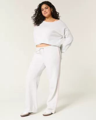 Side-Stripe Straight Sweatpants,Side-Stripe Straight Sweatpants