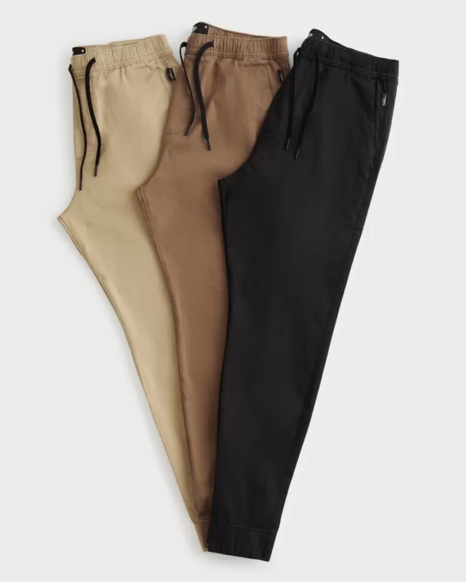Skinny Twill Jogger 3-Pack,Skinny Twill Jogger 3-Pack