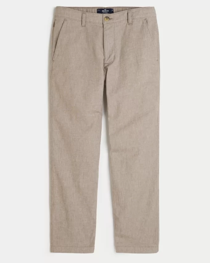 Slim Straight Stretch Linen-Blend Pants,Slim Straight Stretch Linen-Blend Pants Slim Straight Stretch Linen-Blend Pants,Slim Straight Stretch Linen-Blend Pants