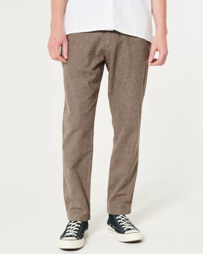 Slim Straight Stretch Linen-Blend Pants,Slim Straight Stretch Linen-Blend Pants Slim Straight Stretch Linen-Blend Pants,Slim Straight Stretch Linen-Blend Pants
