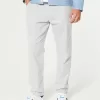 Slim Straight Stretch Linen-Blend Pants,Slim Straight Stretch Linen-Blend Pants