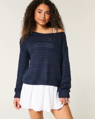 Slouchy Off-the-Shoulder Sweater,Slouchy Off-the-Shoulder Sweater Slouchy Off-the-Shoulder Sweater,Slouchy Off-the-Shoulder Sweater