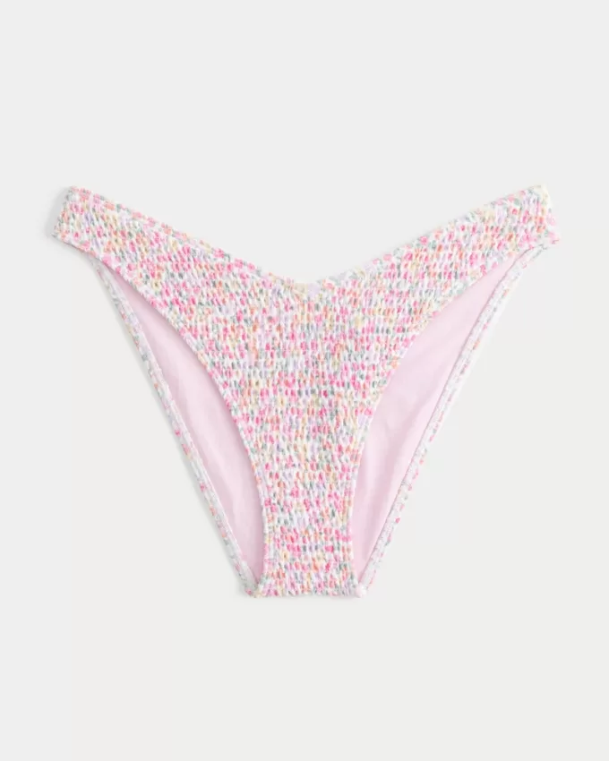 Smocked High-Leg Cheeky Bikini Bottom,Smocked High-Leg Cheeky Bikini Bottom Smocked High-Leg Cheeky Bikini Bottom,Smocked High-Leg Cheeky Bikini Bottom