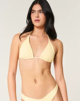 Smocked Multi-Way Triangle Bikini Top,Smocked Multi-Way Triangle Bikini Top