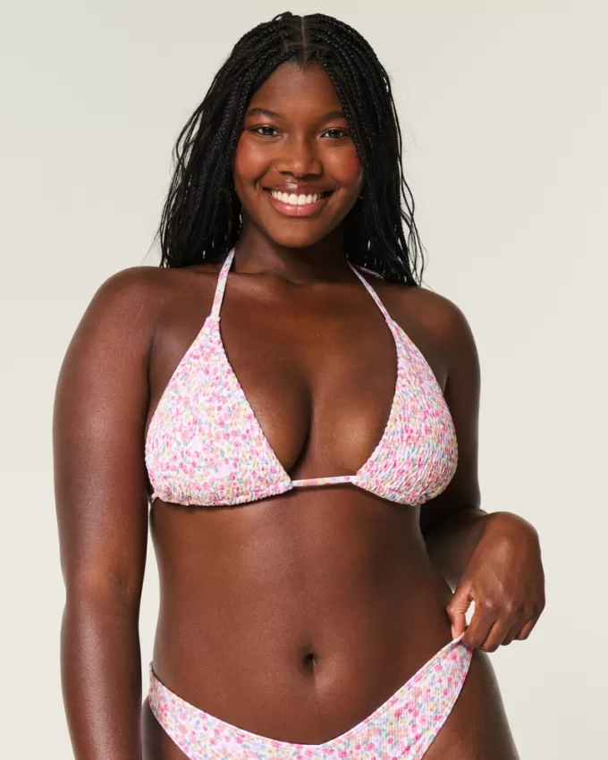 Smocked Multi-Way Triangle Bikini Top,Smocked Multi-Way Triangle Bikini Top Smocked Multi-Way Triangle Bikini Top,Smocked Multi-Way Triangle Bikini Top