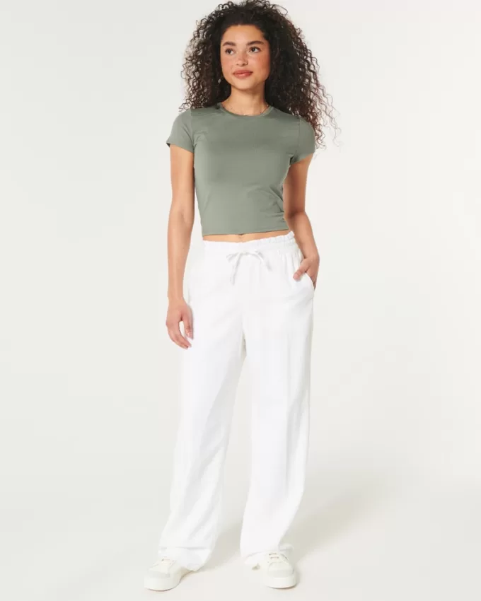 Soft Stretch Seamless Fabric Baby Tee,Soft Stretch Seamless Fabric Baby Tee