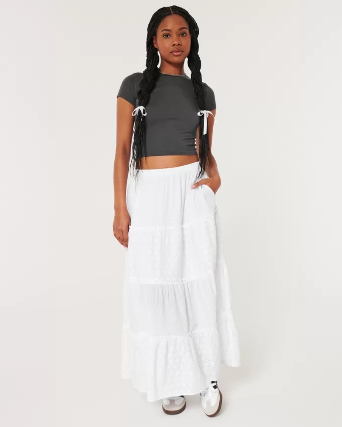 Soft Stretch Seamless Fabric Crew Baby Tee,Soft Stretch Seamless Fabric Crew Baby Tee