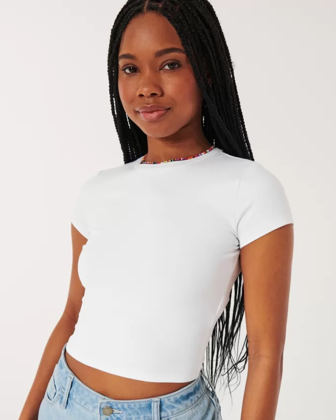 Soft Stretch Seamless Fabric Crew Baby Tee,Soft Stretch Seamless Fabric Crew Baby Tee Soft Stretch Seamless Fabric Crew Baby Tee,Soft Stretch Seamless Fabric Crew Baby Tee