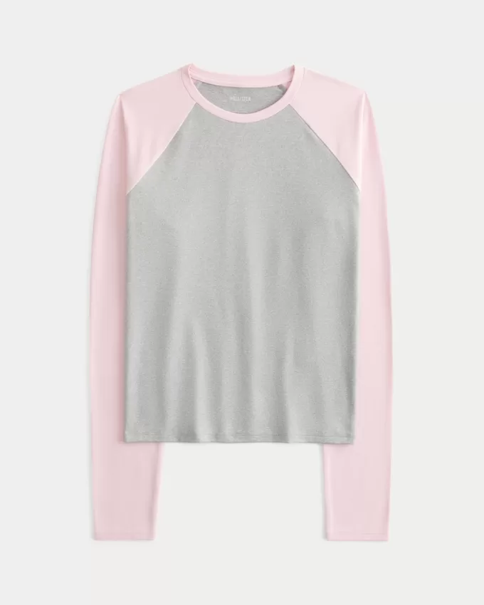 Soft Stretch Seamless Fabric Long-Sleeve Crew Top,Soft Stretch Seamless Fabric Long-Sleeve Crew Top Soft Stretch Seamless Fabric Long-Sleeve Crew Top,Soft Stretch Seamless Fabric Long-Sleeve Crew Top