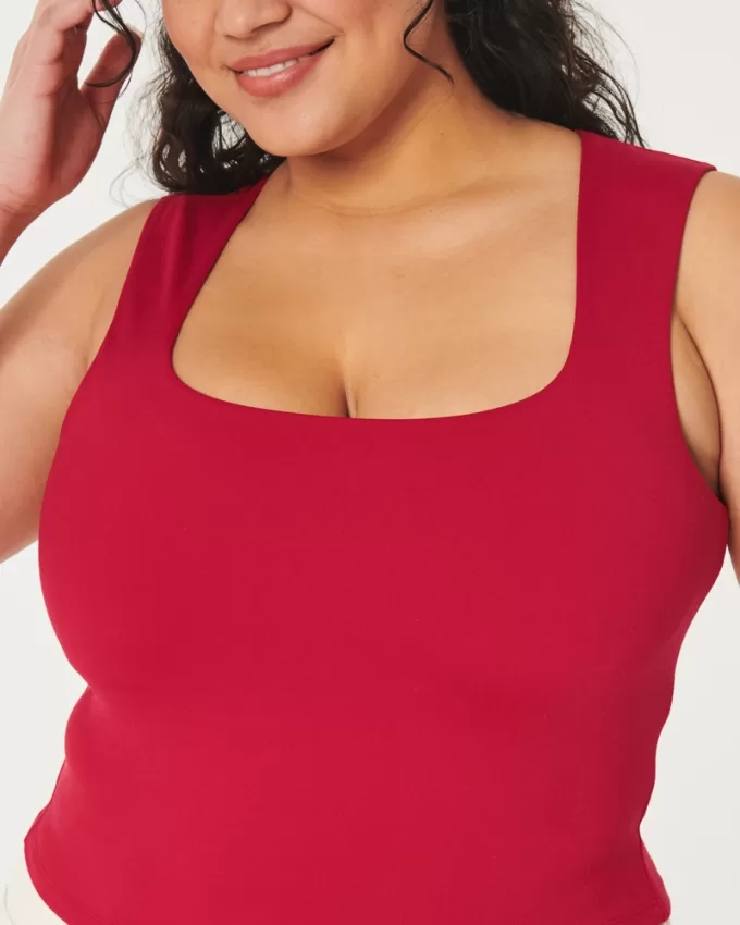 Soft Stretch Seamless Fabric Open Back Top,Soft Stretch Seamless Fabric Open Back Top