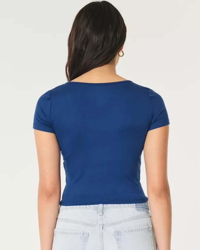 Soft Stretch Seamless Fabric Square Neck Baby Tee,Soft Stretch Seamless Fabric Square Neck Baby Tee Soft Stretch Seamless Fabric Square Neck Baby Tee,Soft Stretch Seamless Fabric Square Neck Baby Tee