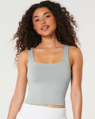 Soft Stretch Seamless Fabric Square-Neck Tank,Soft Stretch Seamless Fabric Square-Neck Tank Soft Stretch Seamless Fabric Square-Neck Tank,Soft Stretch Seamless Fabric Square-Neck Tank