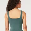 Soft Stretch Seamless Fabric Square-Neck Tank,Soft Stretch Seamless Fabric Square-Neck Tank