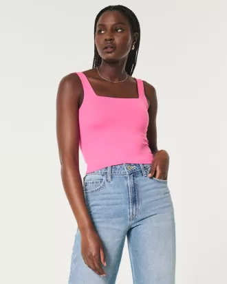 Soft Stretch Seamless Fabric Square-Neck Tank,Soft Stretch Seamless Fabric Square-Neck Tank Soft Stretch Seamless Fabric Square-Neck Tank,Soft Stretch Seamless Fabric Square-Neck Tank