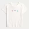 Statement Hearts Graphic Baby Tee,Statement Hearts Graphic Baby Tee